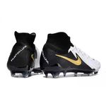 Chuteira Campo Nike Phantom (FG) - Branco/Preto - Botinha