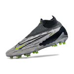 Chuteira Campo Nike Phantom (FG) - Cinza/Verde - Botinha