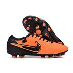 Chuteira Campo Nike Tiempo Legend (FG) - Laranja/Preto