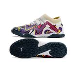 Chuteira Society Puma Future (TF) - Roxa/Branca