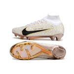 Chuteira Campo Nike Air Zoom Mercurial (FG) - Botinha - Branco (Solado Furta-Cor)