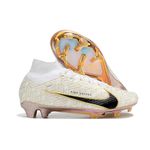 Chuteira Campo Nike Air Zoom Mercurial (FG) - Botinha - Branco (Solado Furta-Cor)
