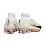 Chuteira Campo Nike Air Zoom Mercurial (FG) - Botinha - Branco (Solado Furta-Cor)