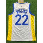Nba Wiggins #22 Golden State Warriors Jogador Silk Branca