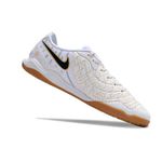 Chuteira Futsal Nike Tiempo Legend 10 Academy (IC) - Branca e Dourada