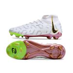 Chuteira Campo Nike Phantom Luna (FG) - Branca/Cobre - Botinha