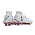 Chuteira Campo Nike Phantom Luna (FG) - Branca/Cobre - Botinha