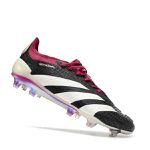 Chuteira Campo Adidas Predator (FG) - Preto/Vinho