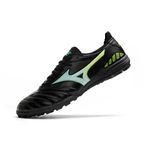 Chuteira Society Mizuno Morelia Neo (TF) - Preto/Azul/Verde