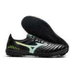 Chuteira Society Mizuno Morelia Neo (TF) - Preto/Azul/Verde