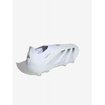Chuteira Campo Adidas Predator (FG) - Branco/Prata