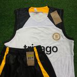 Conjunto Treino Regata + Short Chelsea 2024/25 - Branco