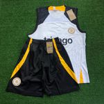 Conjunto Treino Regata + Short Chelsea 2024/25 - Branco