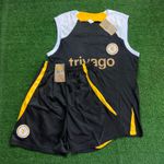 Conjunto Treino Regata + Short Chelsea 2024/25 - Preto
