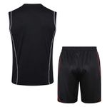 Conjunto Treino Roma 24/25 Regata + Shorts - Preto