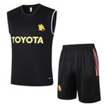 Conjunto Treino Roma 24/25 Regata + Shorts - Preto