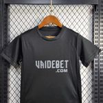 Conjunto Infantil Corinthians Away I 24/25 - Preto (Patrocínio)