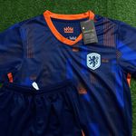 Conjunto Infantil AWAY II Seleção da Holanda 2024/25 Away