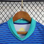 Conjunto Infantil Away I Brasil 24/25 Azul/Branco