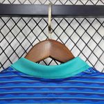 Conjunto Infantil Away I Brasil 24/25 Azul/Branco