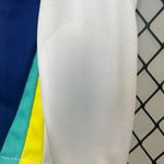 Conjunto Infantil Away I Brasil 24/25 Azul/Branco