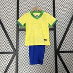 Conjunto Infantil Brasil Home I - 24/25 (AMARELO)