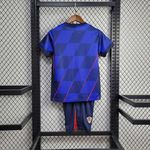 Conjunto Infantil Croácia Away II 24/25 - Azul