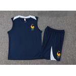 Conjunto Treino Seleção França 24/25 Regata + Short - Azul Marinho