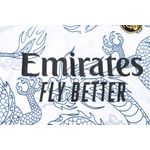 AGASALHO TREINO REAL MADRID DRAGAO MEIO ZIPER 23/24 - BRANCO E PRETO