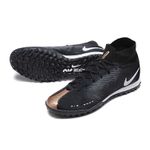Chuteira Society Nike Air Zoom Mercurial (TF) - Preta e Cobre - Botinha