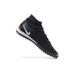 Chuteira Society Nike Air Zoom Mercurial (TF) - Preta e Cobre - Botinha