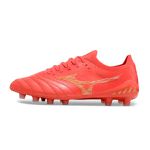 Chuteira Campo Mizuno Morelia Neo (FG) - Vermelha e Amarela