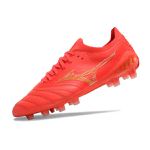Chuteira Campo Mizuno Morelia Neo (FG) - Vermelha e Amarela