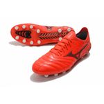 Chuteira Campo Mizuno Morelia Neo (FG) - Vermelho e Preto