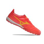 Chuteira Society Mizuno Morelia Neo (TF) - Vermelho e Amarelo