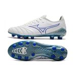 Chuteira Campo Mizuno Morelia Neo (FG) - Branco e Azul