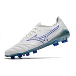 Chuteira Campo Mizuno Morelia Neo (FG) - Branco e Azul