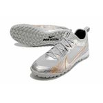Chuteira Society Nike Air Zoom Mercurial (TF) - Prata