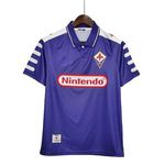 Camisa Retro 98-99 Fiorentina Home - Roxa - Torcedor Masculina