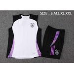 CONJUNTO TREINO REGATA + SHORT ALEMANHA 2024 - BRANCO