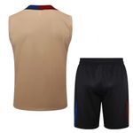 CONJUNTO TREINOREGATA + SHORT BARCELONA 2024/25 - BEGE