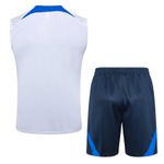 Conjunto De Treino França 23/24 Regata + Short - Masculino Branco