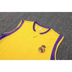 Conjunto Treino Regata + Short Real Madrid 23/24 - Amarelo