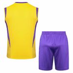 Conjunto Treino Regata + Short Real Madrid 23/24 - Amarelo
