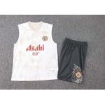 CONJUNTO TREINO REGATA + SHORT MANCHESTER CITY 2023/24 BEGE
