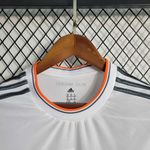 Camisa Retrô Real Madrid 13/14 Home - Branco/Cinza/Laranja - Torcedor Masculina