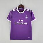 Camisa Retro Real Madrid 17/18 Away - Roxa - Torcedor Masculina