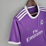 Camisa Retro Real Madrid 17/18 Away - Roxa - Torcedor Masculina