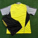 Conjunto Treino Flamengo Camisa E Short 2024/25 - Amarelo/preto