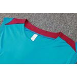 Conjunto Treino Regata + Short PSG 2024/25 - Azul (detalhes vinho)